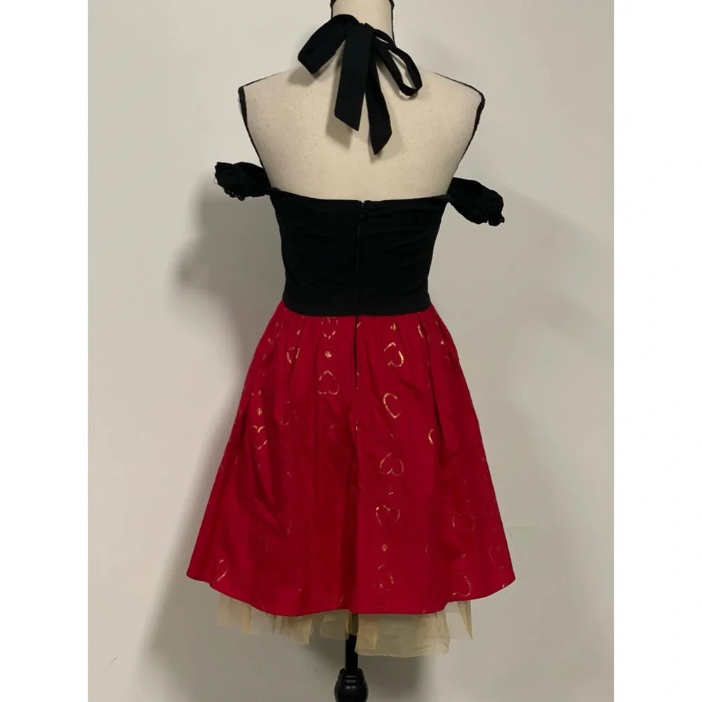 NWT Hot Topic Disney Classic Red Queen Dress Costume Size S - Picture 9 of 14